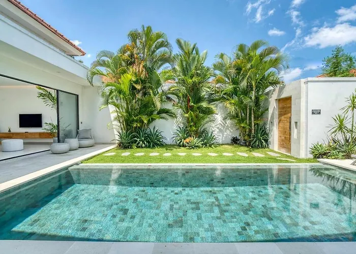 Yuka V1 Modern Tropical 2br With Pool In ヴィラ *